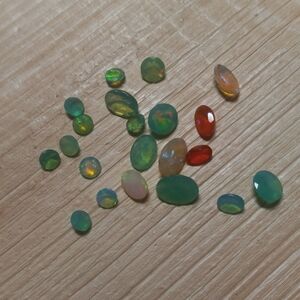Multi Color & Size Mix Faceted Fire Opal Parcel 6.44 ct